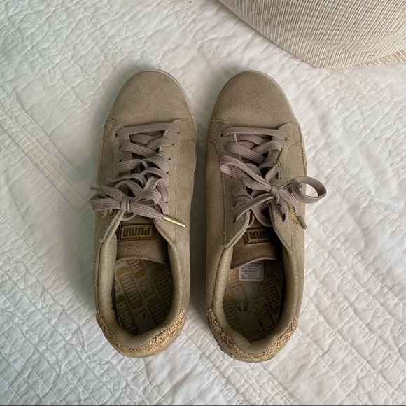 Puma Match Lo Snakeskin Sneaker - Size 8.5 - Like New - Picture 11 of 12